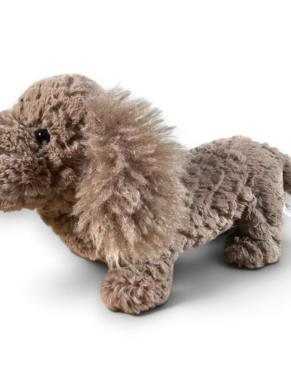 Mary Meyer Dachshund Weenie Dog Plush Stuffed Toy Brown Textured Fuzzy Ears 11"